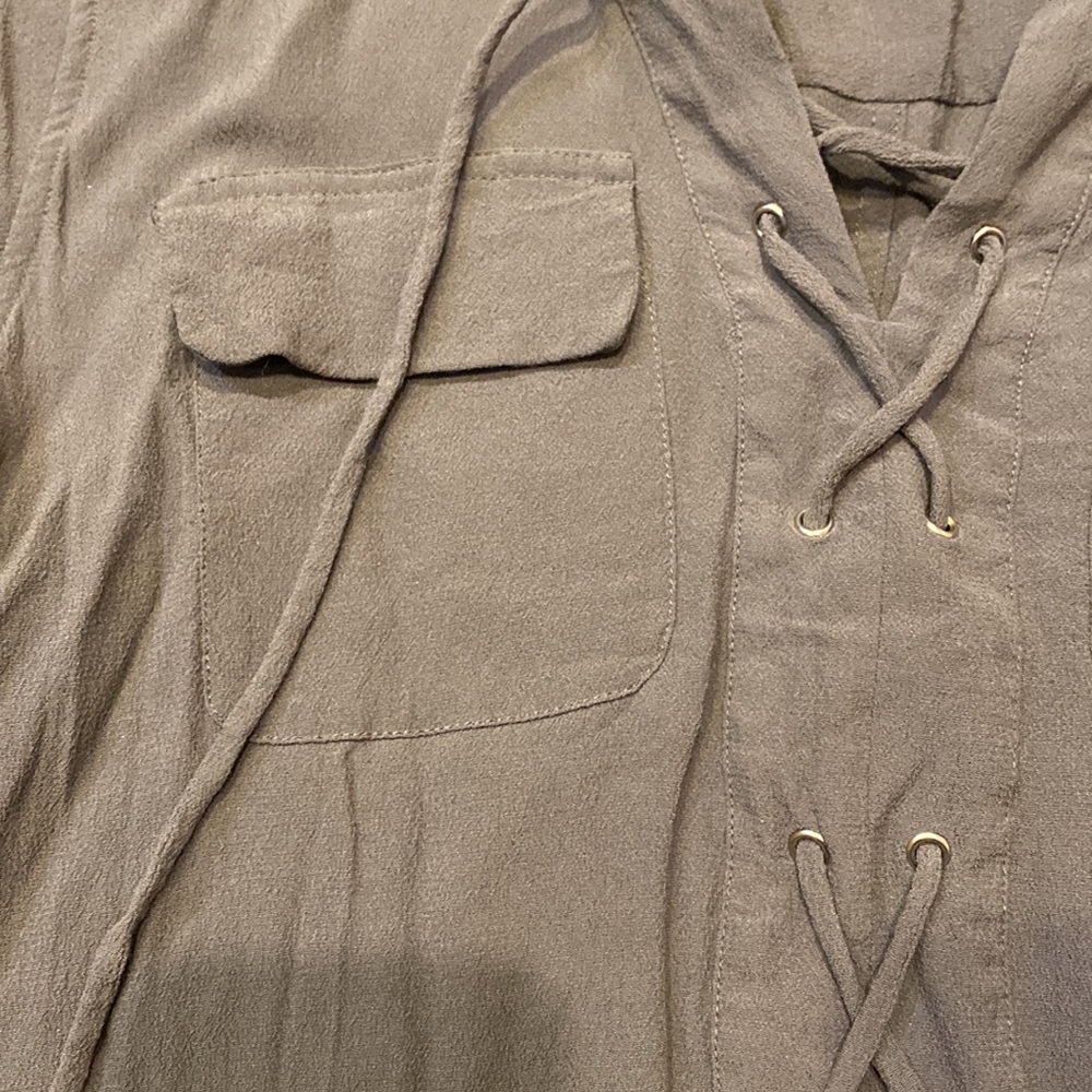 1. State lace up dress - Picture 3 of 6